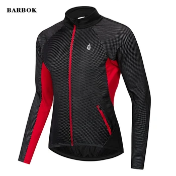 

WOSAWE Winter Thermal Fleece Cycling Jacket Warm Bicycle MTB Road Bike Clothing Windproof Water repellent Long-Sleeved Jersey