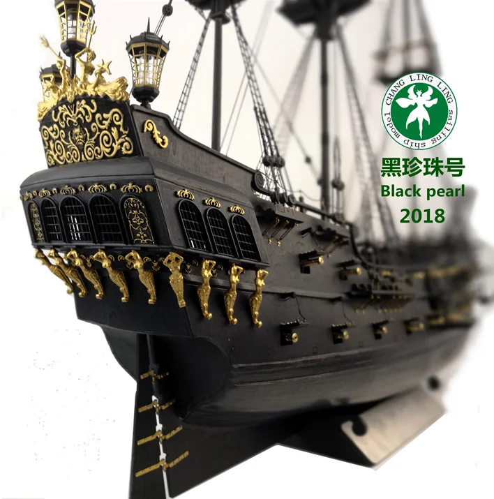 2018 DIY 1/35 Пираты Карибского моря Черная жемчужина № деревянный корабль ручная