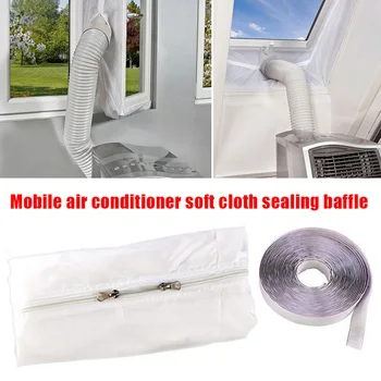 

2020 Universal Air Lock Window Seal Cloth Plate Hot Airs Stop Conditioner Outlet Window Sealing Kit for Mobile Air Conditioner