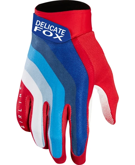 Airline drafttr голубые перчатки Delicate Fox rbike Street Moto Rider перчатки для мотокросса