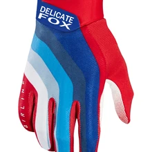 Delicate Fox Airline drafttr голубые перчатки мотоцикл Локомотив MTB велосипед внедорожные перчатки для мотокросса
