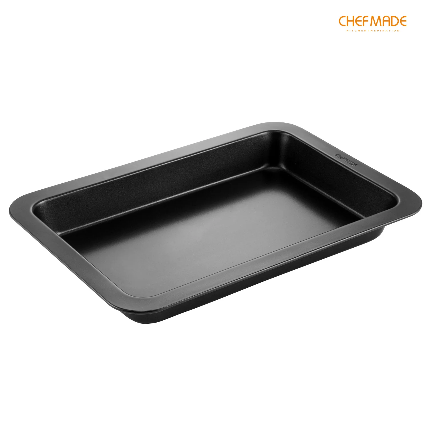 

CHEFMADE Oblong Cake Pan, 11-Inch Non-Stick Square Deep Dish Bakeware,FDA Approved for Oven Baking