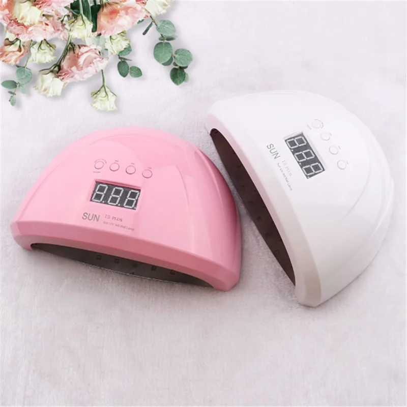 

84W Dual Light Source High Power Intelligent Phototherapy Nail Machine Four Gear Timing 42 Lamp Beads Hands Nail Lamp