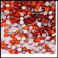 Light Peach / Champagne AB Flat Back Nail Art Glue On Non Hotfix Rhinestones Glass Crystals Chatons Strass Stones Decoration