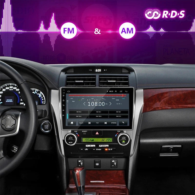  Para Toyota Camry 8 50 55 2012-2017 Android 81 2 Din coche Radio 2G + 32G coche jugadores navegació