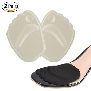 

2 Pairs Thick Ball of Foot Cushions Anti-slip Gel Metatarsal Foot Pads Foot Care Feet Pain Shoes Insoles Forefoot Arch Support