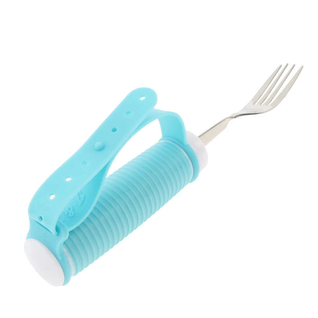 Stainless Steel Swivel Fork Adaptive Utensils Disability Eating Cutlery Assistive for Elder Disabled Patients