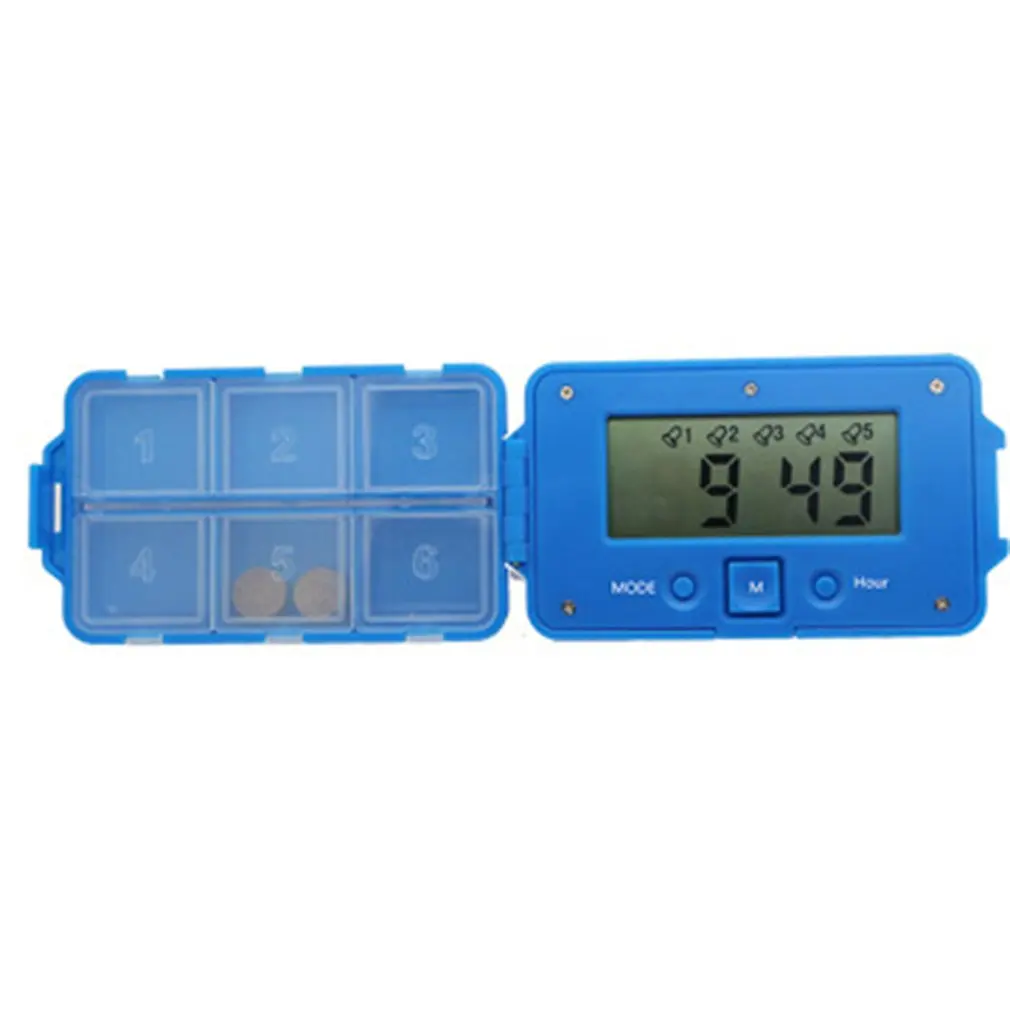 

Smart Timing Remind Design Medicine Pill Box Portable Size Travel Medicine Holder Tablet Storage Case Container
