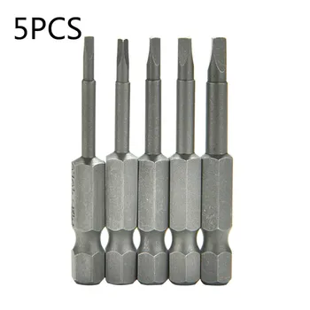 

5PCS/Set 1/4" 50mm Anti Slip Magnetic Triangle Head Screwdriver Bit S2 Alloy Steel Hex Shank Electric Power Tool Accessories