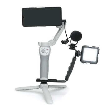 

OM 4 Handeld Gimbal Holder Mount DJI OM4 L-shaped Extended Holder Stand Stabilizer for DJI Osmo Mobile 4