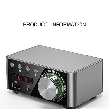 

Bluetooth Power Amplifier Mini HIFI Bluetooth Power Amplifier Digital Audio Amplifier Board Stereo Amplifier Support USB TF Card