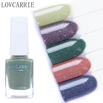 

LOVCARRIE 12ML Starry Nail Art Polish Long Lasting Quick Dry Nail Lacquer with Irregular Flakie Sequins Varnishes for DIY Nails
