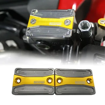 

2 PCS Semspeed for Honda ADV150 2019 2020 CNC Aluminum Motorcycle Front Brake Clutch Fluid Tank Reservoir Oil Cup Cover Cap