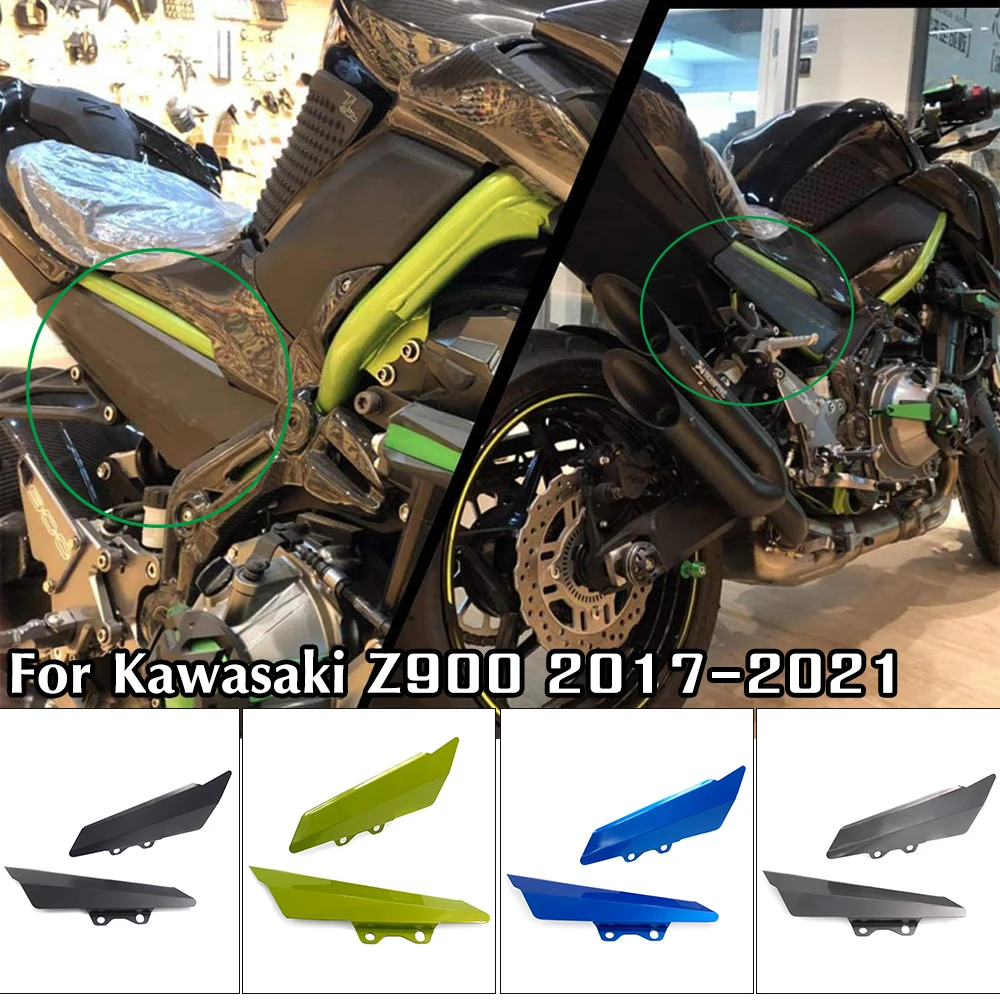 Motorcycle Fairing Side Panel Cover Plate Upper Frame Infill Cowl For Kawasaki Z900 2017 2018 2019 2020 2021 Z 900 Accessories