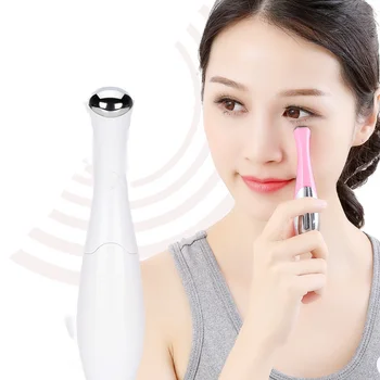 

Mini Portable Electric Eye Massage Pen Device Dark Circle Facials Vibration Thin Face Anti Bag Pouch Wrinkle Eye Massage Stick