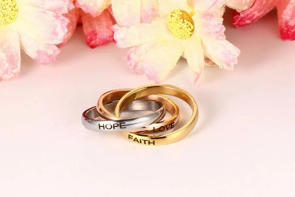 Women Interlocked Rolling rings 15