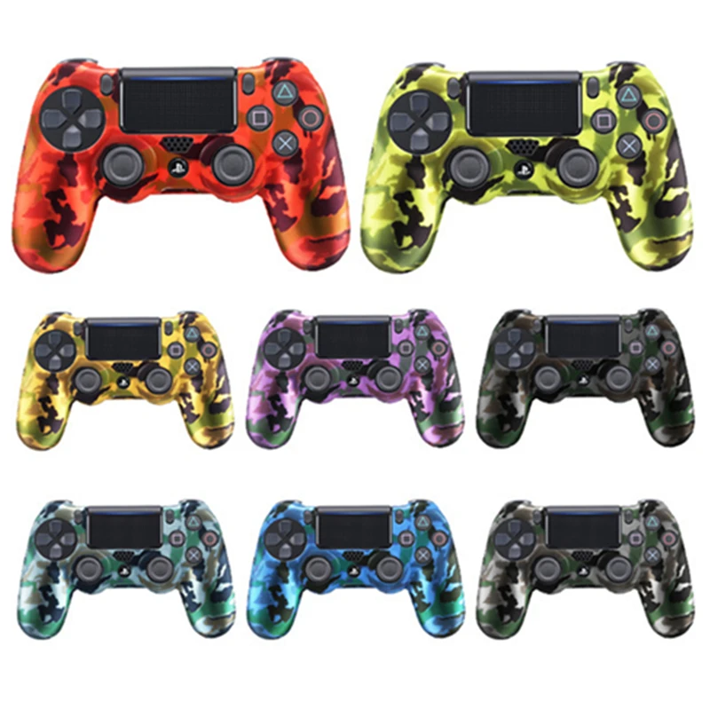 

Anti-slip Silicone Cover Soft Rubber Case Cover For Playstation 4 PS4 Controller Protection Case For PS4 Pro Slim Gamepad