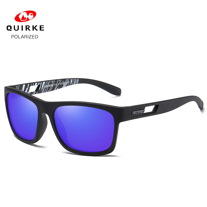 Quirke, мужские поляризованные солнцезащитные очки, женские, Ретро стиль, для вождения, солнцезащитные очки, прямоугольные оттенки, для мужчин, очки для ночного видения, Oculos masculino - Цвет линз: 7