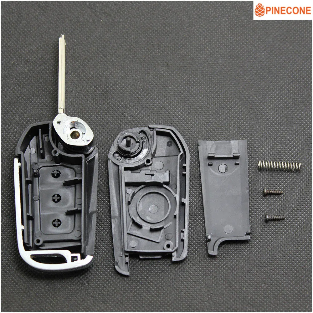 PINECONE для CHANGAN CX20 CX30 BENGBENG MINI ALSVIN V3 V5 ZHIXIANG Key Case 2 кнопки неразрезное Левостороннее лезвие Модифицированный корпус дистанционного ключа