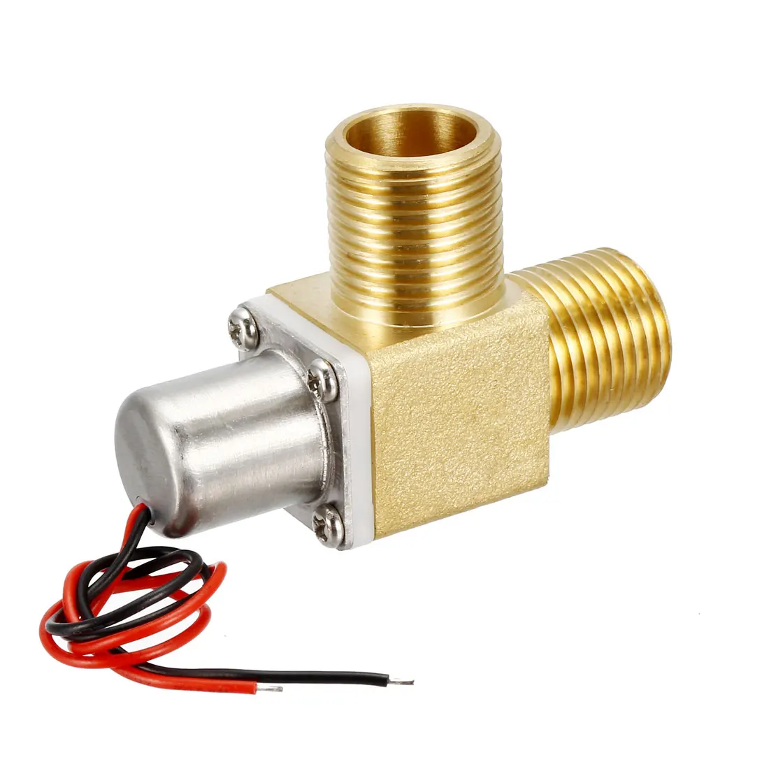 Uxcell импульсный электромагнитный клапан G1/2 DC3.6V вертикальный медный наружный клапан с фильтром