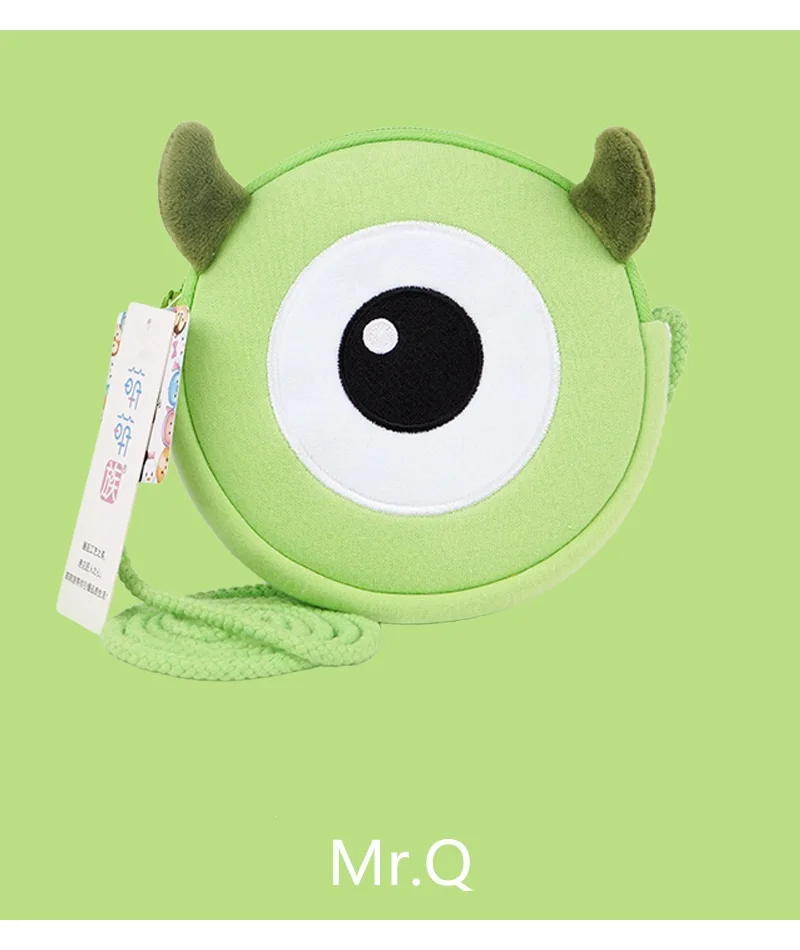 Genuine Disney Plush Bag Mini Mickey Minnie Animal Wallet Money Toys Kids Phone Bag Dolls Girls Boys Children's Birthday Gifts