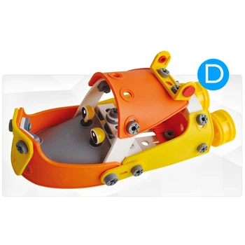 

Interactive Gift Self Assemble Block Fun Truck Building Toys Parents Educational DIY Children Car Intellectual Development