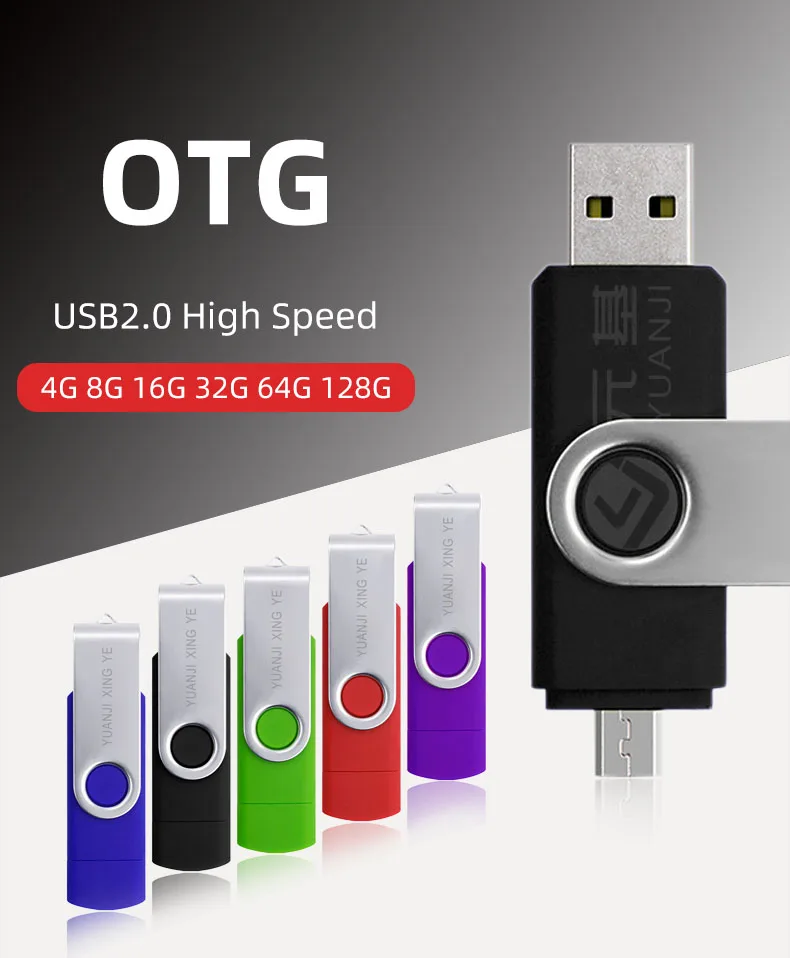 Usb флэш-накопитель Otg 3,0 пользовательский двойной интерфейс для Android и компьютера