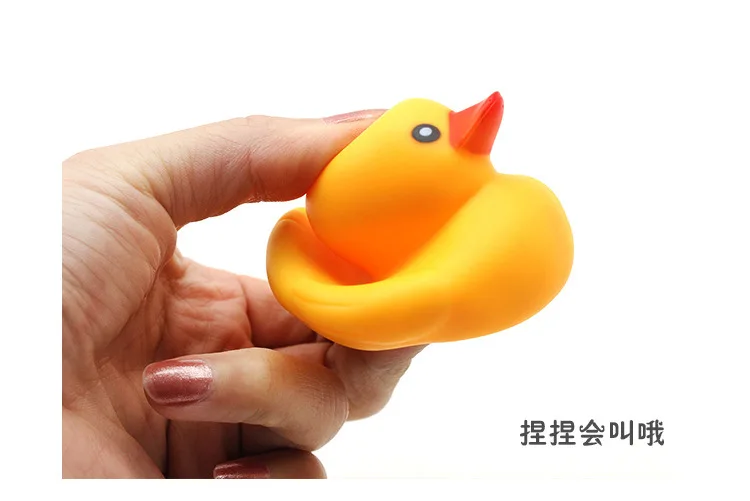 Игрушки для детей Ванна игрушка ванная уточка маленькая Желтая утка детская Ванна игрушка играть с водой утка Средний