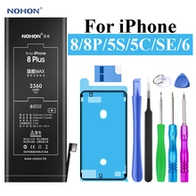 Nohon батарея для iPhone 8 8 Plus 8G SE 6 5S 5C iPhone8 1560 mAh-3360 mAh литий-полимерные аккумуляторы для Apple iPhone 8 Plus SE 6 батарея