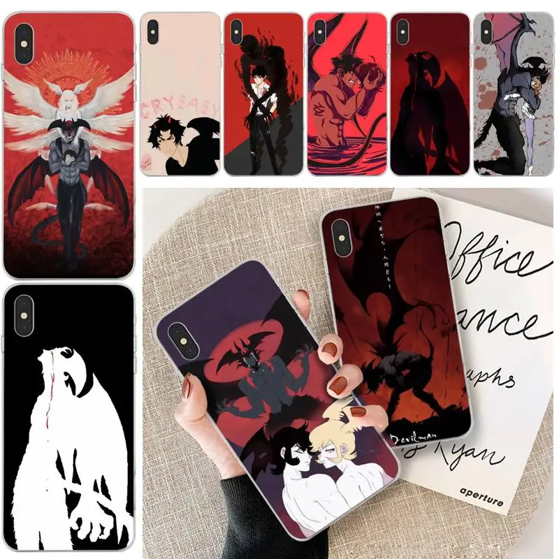 Devilman Crybaby Phone Case Transparent For Iphone 11 12 Pro Max Xr X Mini 7 8 PLUS Coque Cover|Phone Case & Covers| - AliExpress