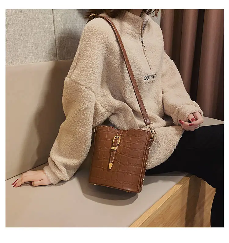 alligator bag bags women shoulder crossbod bag pu leather women's handbags (15)