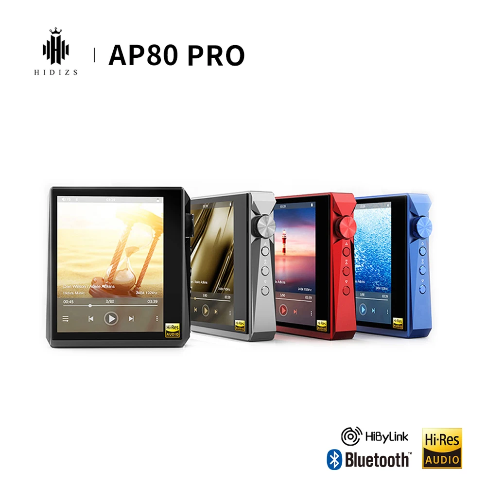 Hidizs AP80 PRO dual ESS9218 MP3 reproductor de música Bluetooth pantalla táctil HiFi portátil FLAC tecnología LDAC USB DAC DSD 64/128 FM Radio MP3