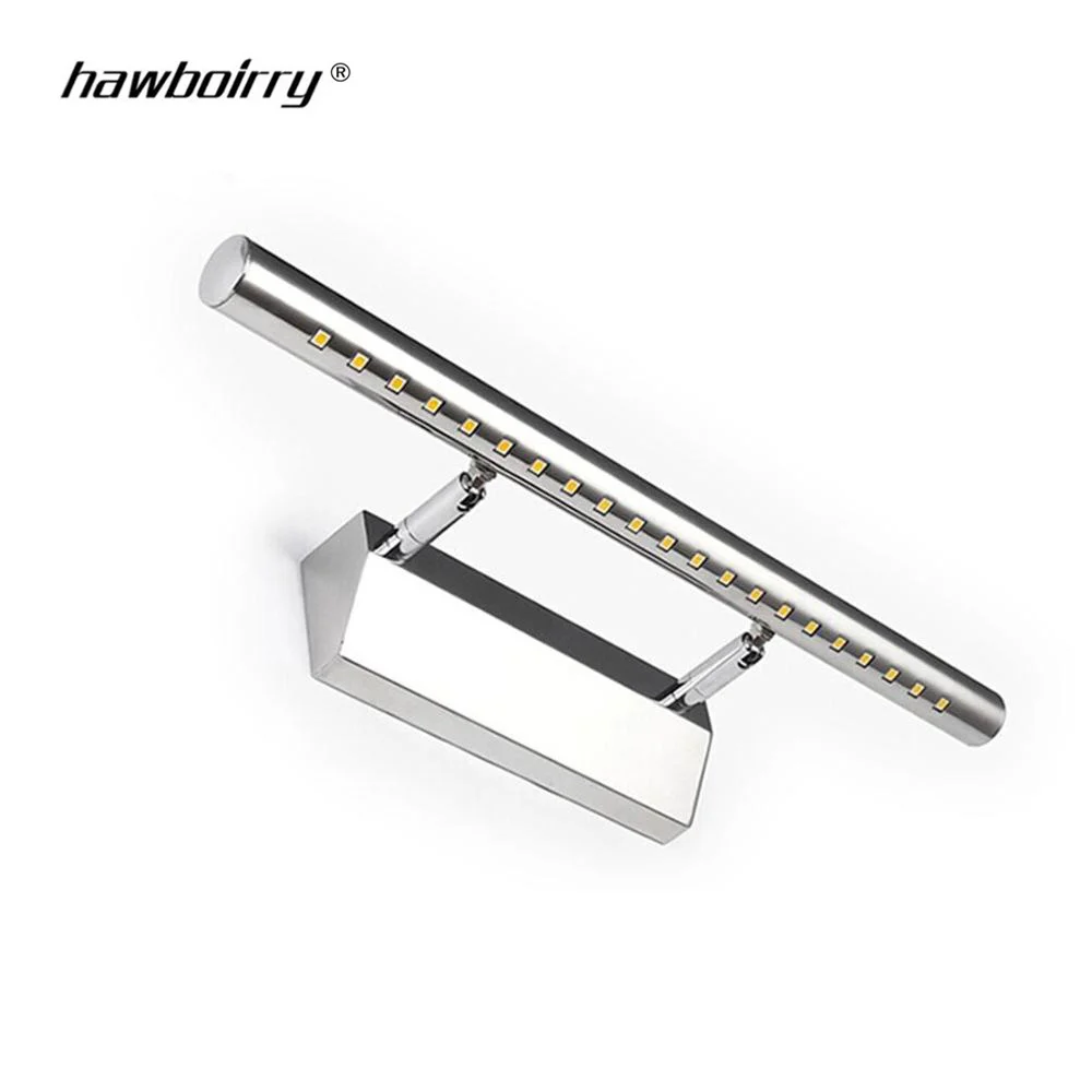 

3W/5W/7W LED Wall light Bathroom Mirror warm white /white washroon wall Lamp fixtures Aluminum & Stainless Steel with switch