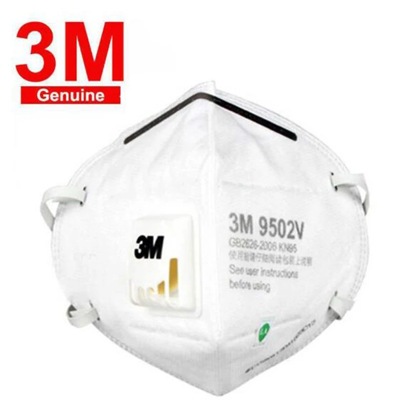

3M 9502V Mask Respirator Filter Mask Anti Virus Safety Protective Head Band FFP3 N95 Mask Sanitary Work Mask IN STOCK