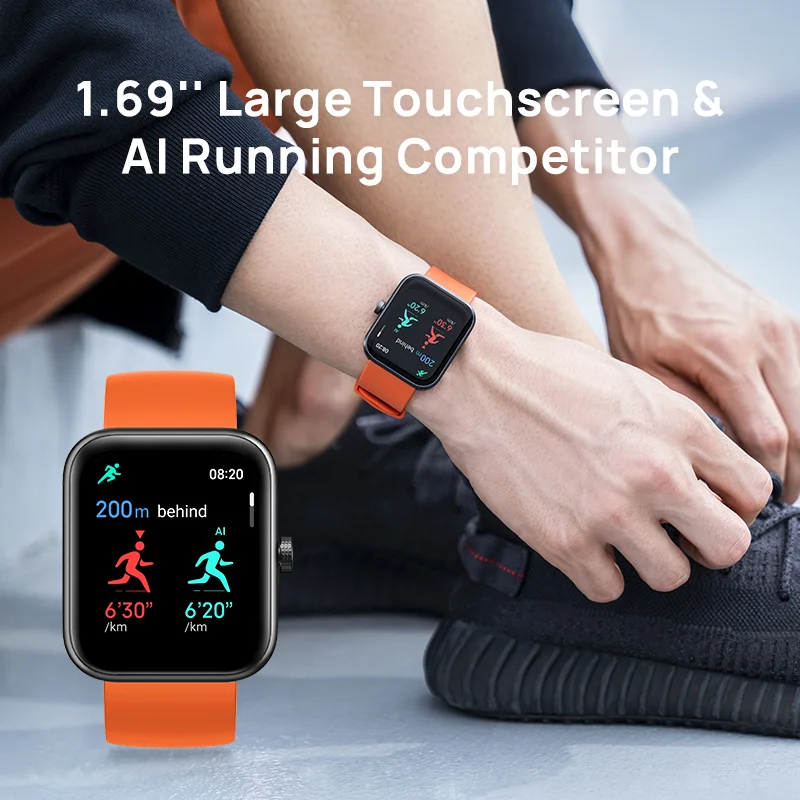 Relógio de Oxigênio Água para Xiaomi 5atm à Prova Código: Versão Global 70mai Maimo no Sangue Freqüência Cardíaca 1.69 Dwaterproof mi Banda Relógios Masculinos Femininos Apoie Portugal R200-15 Carnaval200 - Image 3