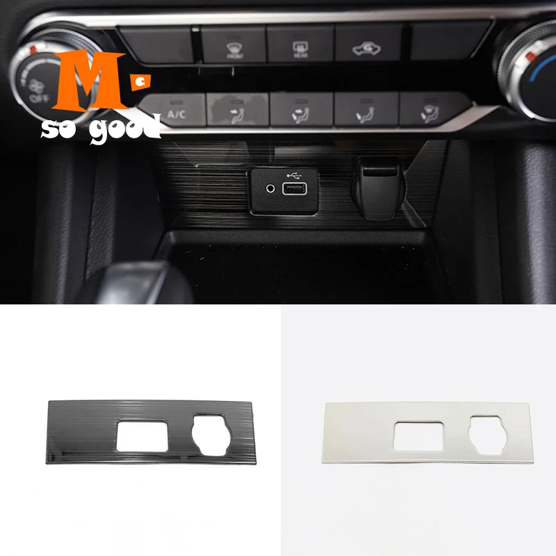 

Stainless Steel for Nissan Sentra 2020 Car Cigarette Lighter Panel Decoration Cover Trim Sticker Car Styling Accessories 1pcs