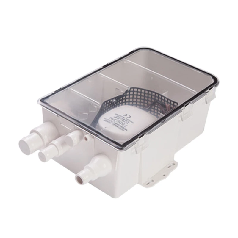 

12/24V 600GPH Shower Sump Pump System Auto Bilge/Drain Box for Boat