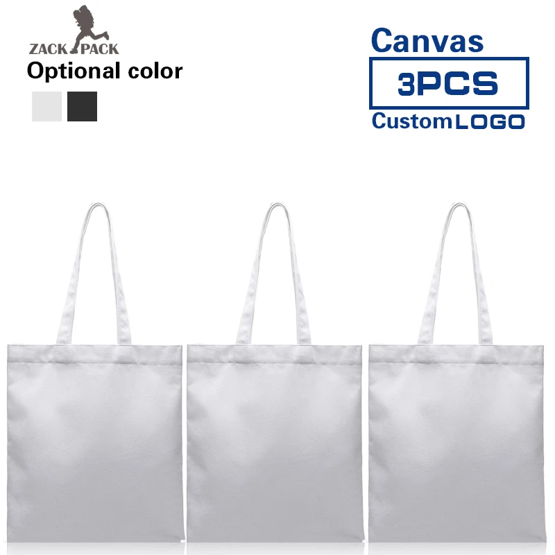 Zackpack сумка для путешествий 3 шт. ручная с логотипом на заказ Холщовый мешочек 12 А