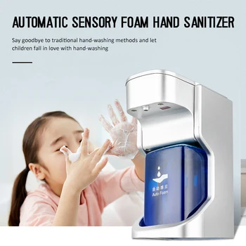 

Touchless Automatic Bathroom Soap Dispenser Fully Automatic Induction Smart Foam Hand Sanitizer Suitable For Various Liquid ABS