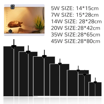 

5-45W Reptiles Heat Mat Climbing Pet Warm Heating Pads Adjustable Temperature Controller Mats Reptiles Supplies EU/US/UK/AU Plug