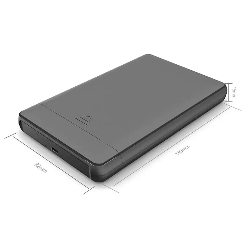 2,5 дюймов Тип-C HDD чехол с достаточной прочностью и пересеченность SATA USB 3,0 5Gbps жесткий диск для ноутбука черный