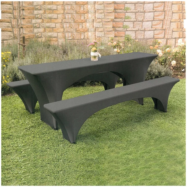 

Wholesale Elasticity Beer Table Stool Sets Four Sides Elasticity Cloth Beer Table And Stool Three-piece Set Outdoor Casual Beer