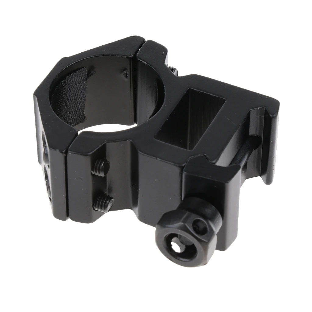25.4mm 1'' Scope Mount Rings Fits for 20mm Dovetail Rail Flashlight High Profile