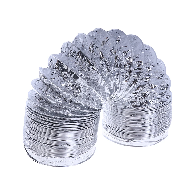 Tubo de ventilación de aluminio, conducto de escape Flexible de 4 pulgadas, 2M