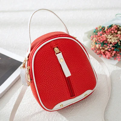 Женский рюкзак из искусственной кожи, маленькие сумки на плечо для женщин, летняя многофункциональная сумка для мобильного телефона, Женская мини сумка через плечо для девочек - Цвет: red