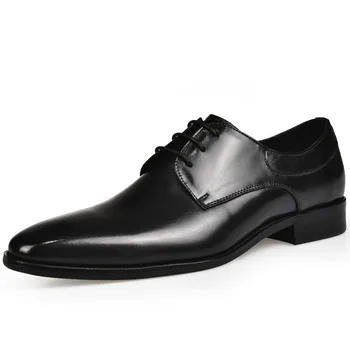 

Genuine Male Shoe formal Leather Correct Business Affairs Leather Shoes Chalaza Leisure Single Tide zapatos de hombre vestir