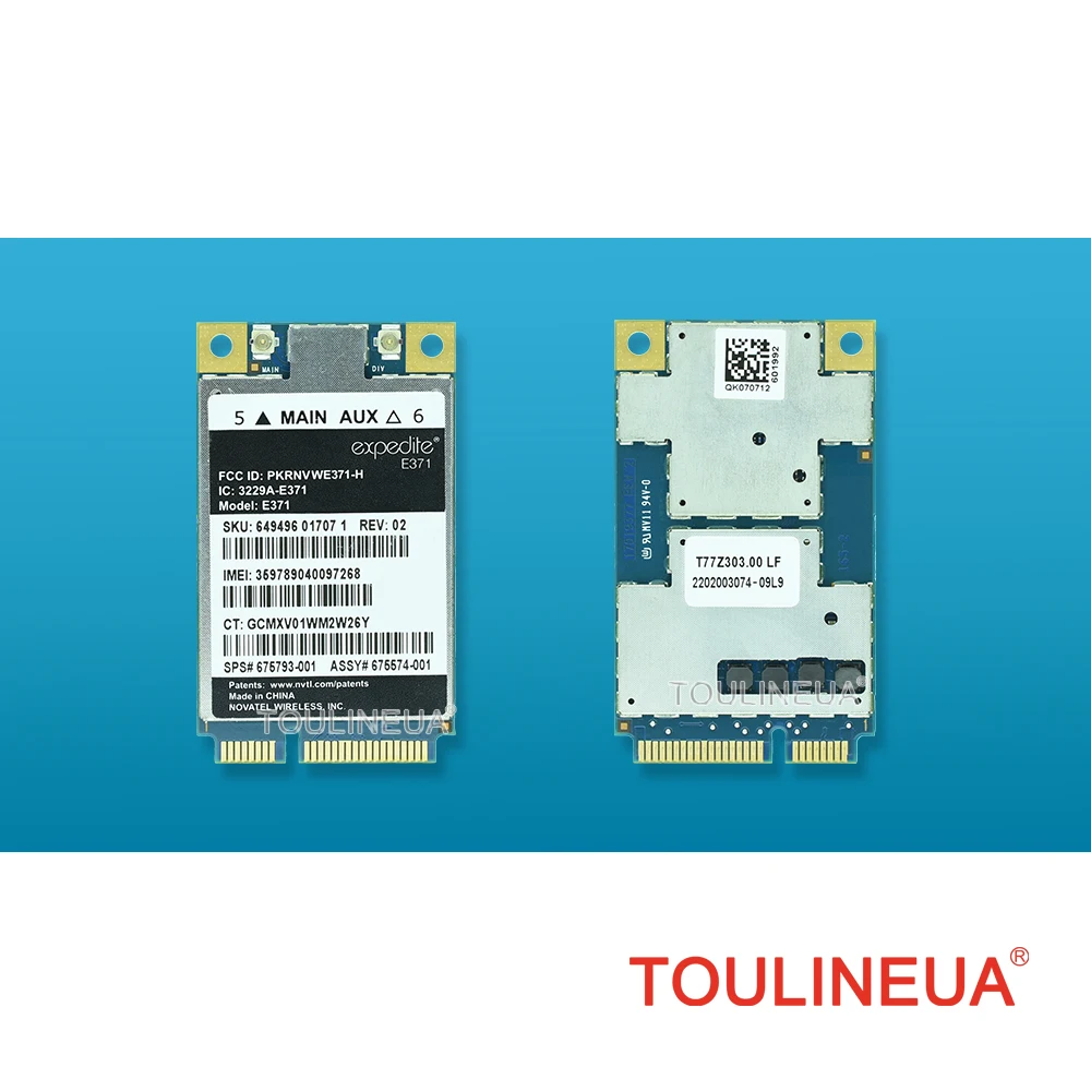 Разблокированная беспроводная карта Novatel speedte E371 lt2523 675793-001 WWAN для HP 2170p 2570p 8470p 8470w 8570p 6470b
