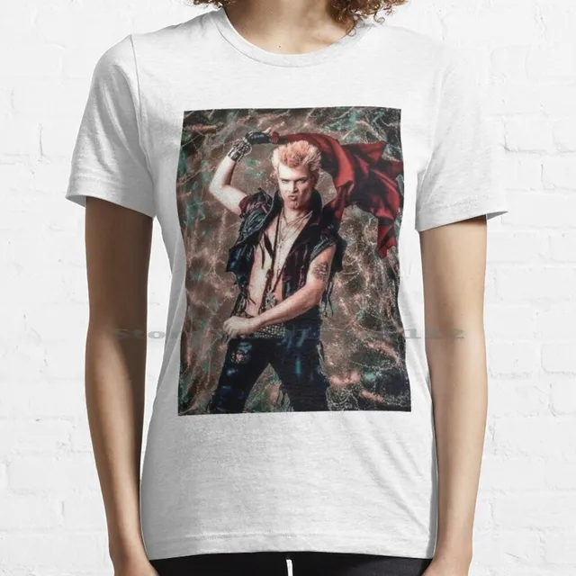 Billy Idol T Shirt 100% Cotton Billy 