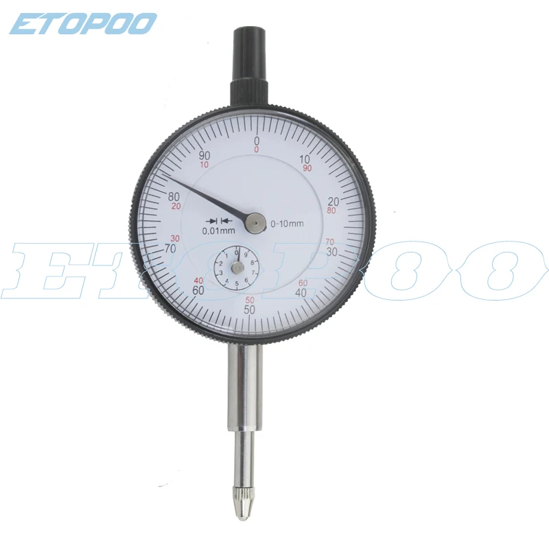 Dial Indicator 0-10mm 25mm 30mm Lug Back Test Gauge and 22pcs Anvil Point Set Thread M2.5 4-48 thread Measuring Tool dial indicator gauge dial indicator