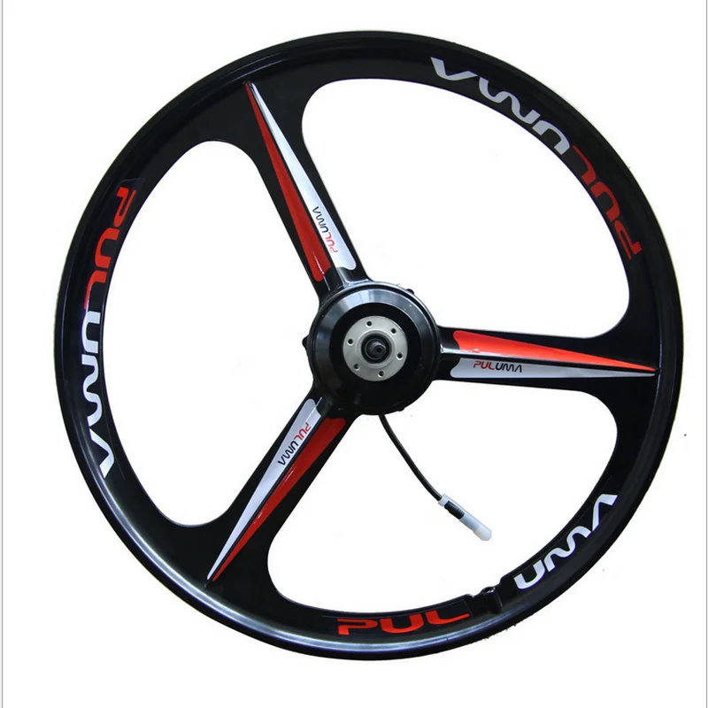 36v48v 240w350w500w 26Inch Brushless Motor+Magnesium Alloy Wheel for Electric Bike MTB Accessory Intelligent Bicycle Part